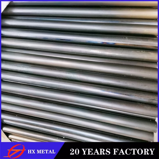 Tubo redondo negro de acero dulce para material de construcción Tubo de acero API